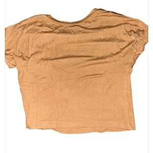 Zara beige crop top